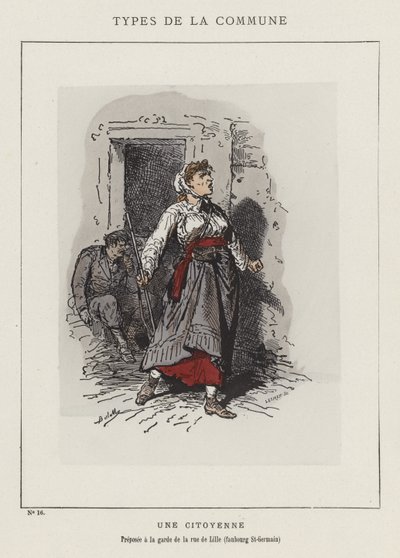 A Citizen, Preposee a la garde de la rue de Lille, faubourg St-Germain tekijältä Charles Albert d Arnoux Bertall