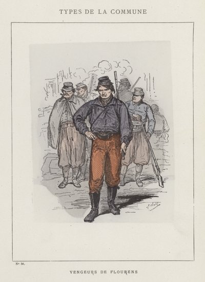 Avengers of Flourens tekijältä Charles Albert d Arnoux Bertall