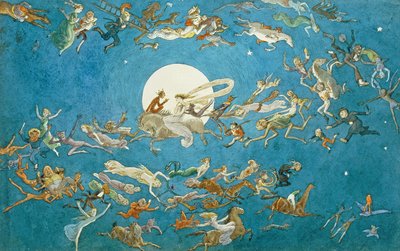 Huonekalut ja erilaiset esineet 1100- ja 1300-luvuilta tekijältä Charles Altamont Doyle