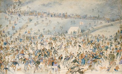 Taitoluistelu, 1876 tekijältä Charles Altamont Doyle
