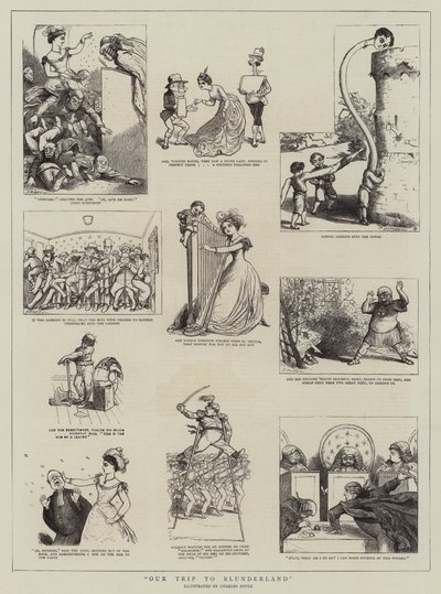 Matkamme Blunderlandiin tekijältä Charles Altamont Doyle