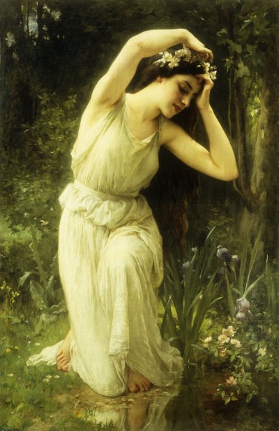 Nymfi metsässä (öljy kankaalle) tekijältä Charles Amable Lenoir