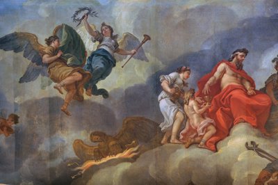 Ganymedeksen induktio Olympoksella tekijältä Charles-Amedee-Philippe van Loo