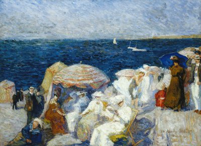 Rannalla, Dieppe; Rannalla, Dieppe, 1907 tekijältä Charles Andre Fridit