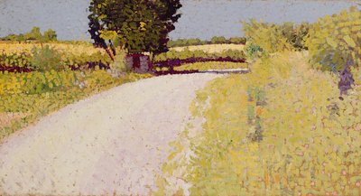 Path in the Country, n.1886 (öljy kankaalle) tekijältä Charles Angrand