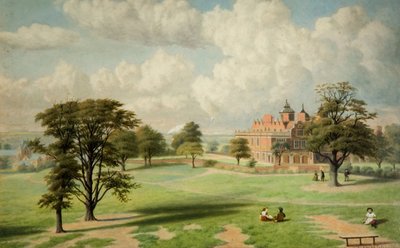 Aston Hall puistosta, 1891. tekijältä Charles Ashmore