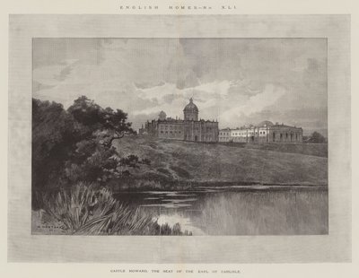 Castle Howard, Carlislen jaarlin kotipaikka tekijältä Charles Auguste Loye