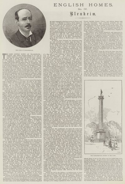 Englantilainen koti, Blenheim tekijältä Charles Auguste Loye