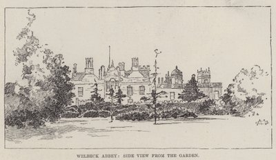 English Homes, Welbeck Abbey tekijältä Charles Auguste Loye