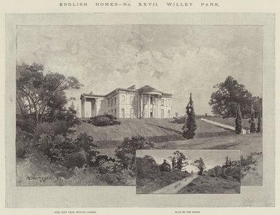 English Homes, Willey Park tekijältä Charles Auguste Loye