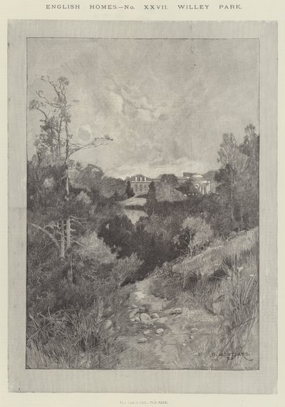 English Homes, Willey Park tekijältä Charles Auguste Loye