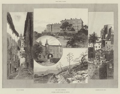 Hyeres, Ranskan etelärannikko tekijältä Charles Auguste Loye