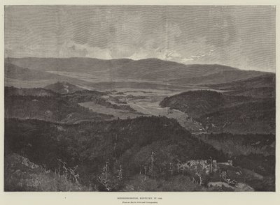 Middlesborough, Kentucky, vuonna 1889 tekijältä Charles Auguste Loye