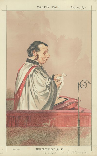 Pastori Charles John Vaughan tekijältä Charles Auguste Loye