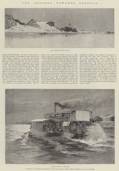 Eteneminen kohti Dongolaa tekijältä Charles Auguste Loye