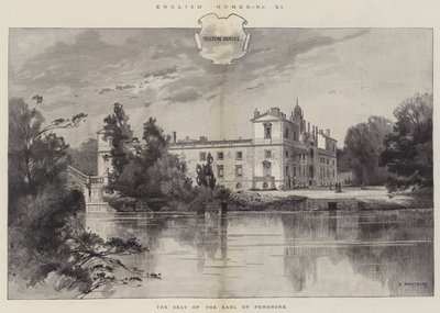 Wilton House, Pembroken jaarlin istuin. tekijältä Charles Auguste Loye