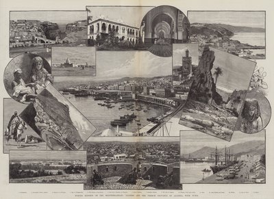 Talvilomakohteet Välimerellä, Alger ja Ranskan Algerian maakunta Tunisin kanssa tekijältä Charles Auguste Loye