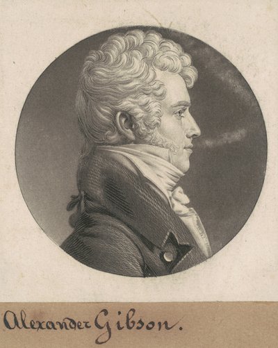 Alexander Gibson tekijältä Charles B. J. Févret de Saint Mémin