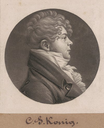 Christian Simon Konig tekijältä Charles B. J. Févret de Saint Mémin