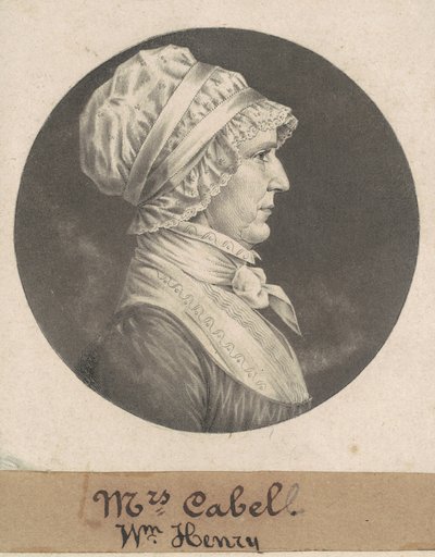 Hannah Carrington Cabell tekijältä Charles B. J. Févret de Saint Mémin