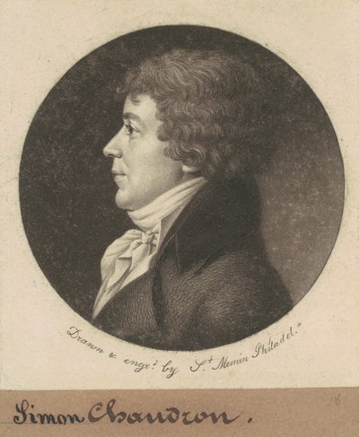 Jean-Simon Chaudron tekijältä Charles B. J. Févret de Saint Mémin