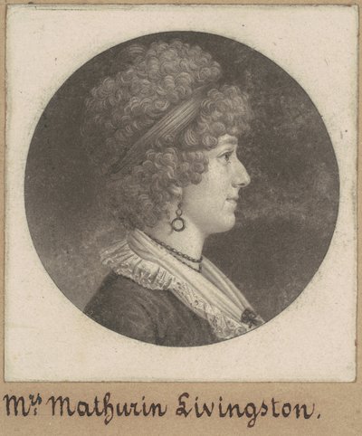 Margaret Lewis Livingston tekijältä Charles B. J. Févret de Saint Mémin