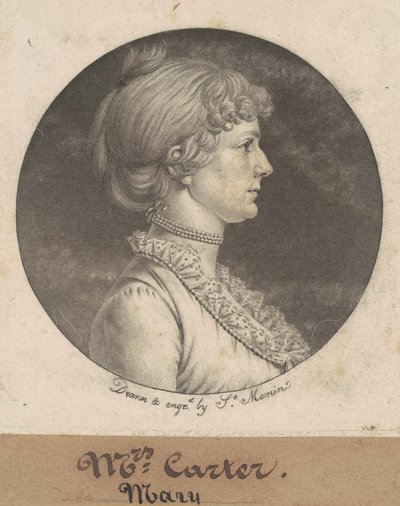 Mary Nelson Carter tekijältä Charles B. J. Févret de Saint Mémin