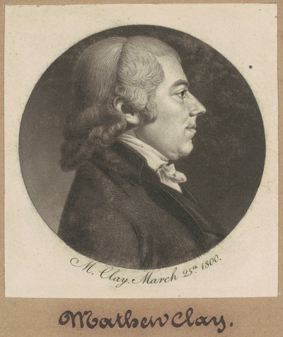 Matthew Clay tekijältä Charles B. J. Févret de Saint Mémin