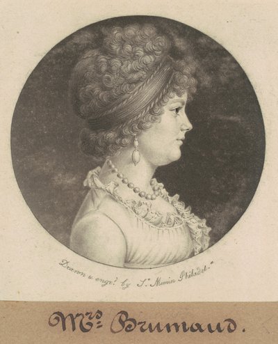 Rouva Brumaud tekijältä Charles B. J. Févret de Saint Mémin