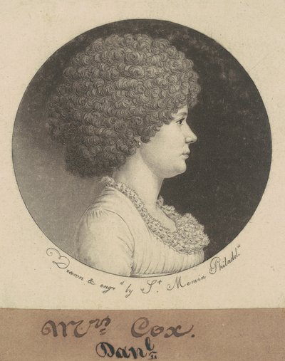 Rouva Cox tekijältä Charles B. J. Févret de Saint Mémin