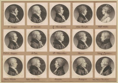 Col·lecció de retrats de Saint-Mémin, grup 21 finlandès tekijältä Charles B. J. Févret de Saint Mémin
