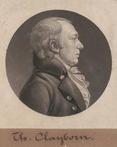Thomas Claiborne tekijältä Charles B. J. Févret de Saint Mémin