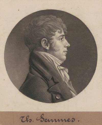 Thomas Semmes tekijältä Charles B. J. Févret de Saint Mémin