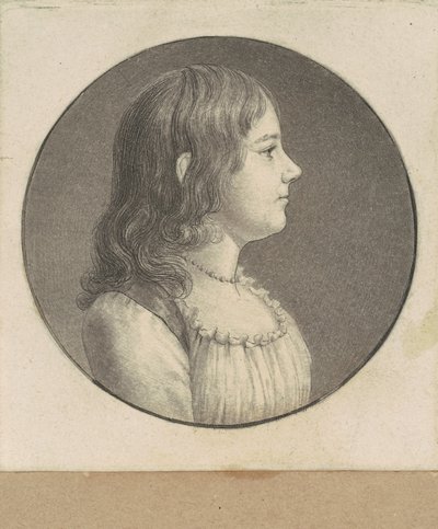 Tuntematon nuori nainen tekijältä Charles B. J. Févret de Saint Mémin