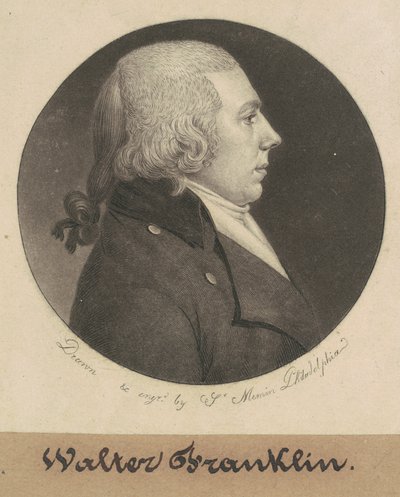 Walter Franklin tekijältä Charles B. J. Févret de Saint Mémin