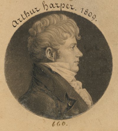 Arthur Harper tekijältä Charles Balthazar Julien Févret de Saint-Mémin