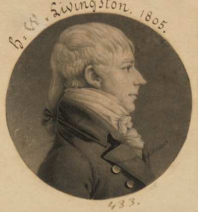 Henry Walter Livingston tekijältä Charles Balthazar Julien Févret de Saint-Mémin