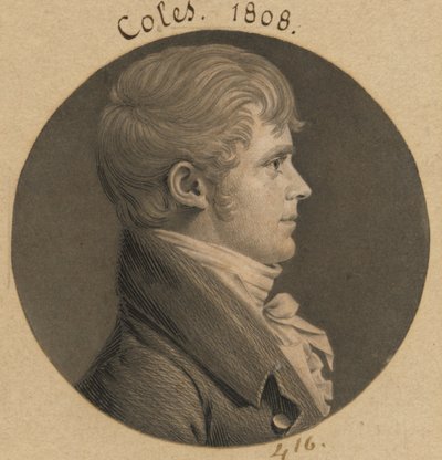 Isaac A. Coles tekijältä Charles Balthazar Julien Févret de Saint-Mémin