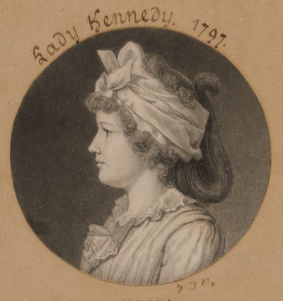 Jane Macomb Kennedy tekijältä Charles Balthazar Julien Févret de Saint-Mémin