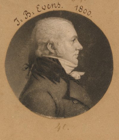 John B. Evens tekijältä Charles Balthazar Julien Févret de Saint-Mémin