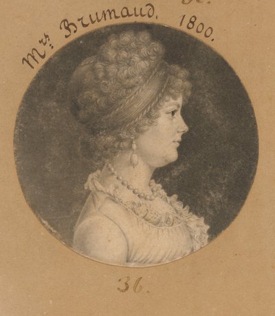 Frau Brumaud tekijältä Charles Balthazar Julien Févret de Saint-Mémin