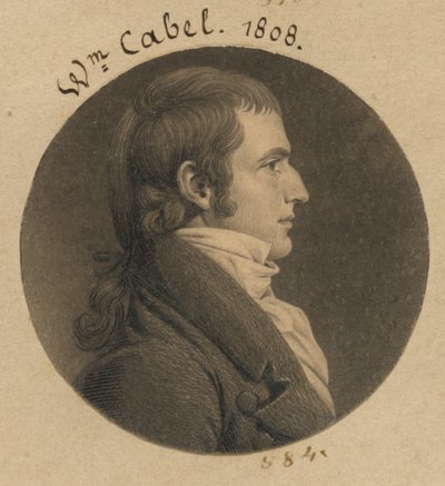 Nicholas Cabell nuorempi tekijältä Charles Balthazar Julien Févret de Saint-Mémin