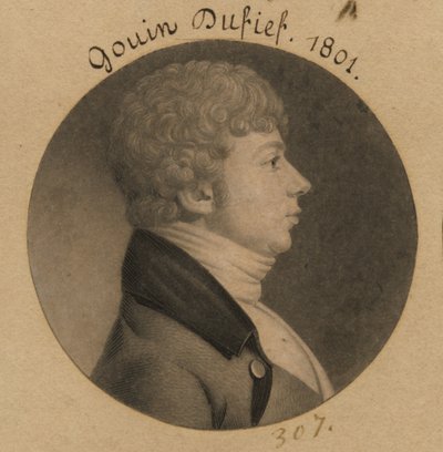 Nicholas Gouin Dufief tekijältä Charles Balthazar Julien Févret de Saint-Mémin