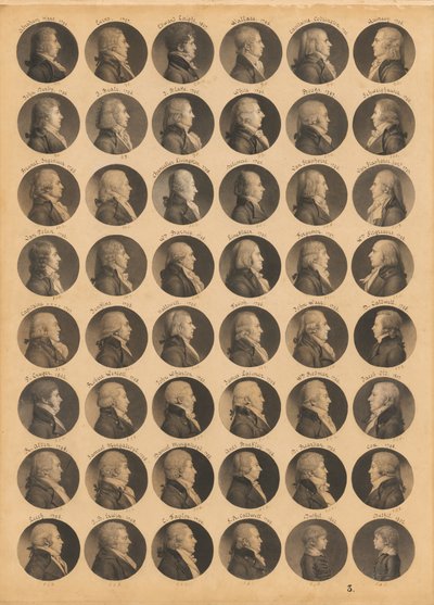 Saint-Mémin Folio 3 tekijältä Charles Balthazar Julien Févret de Saint-Mémin