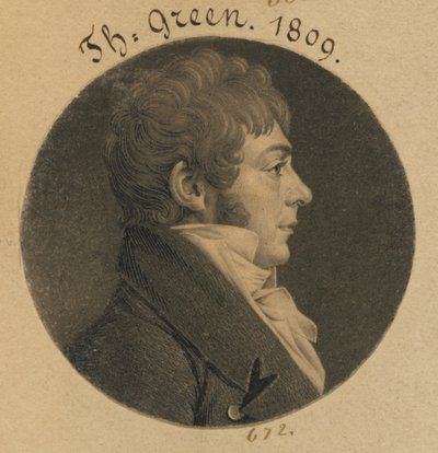 Thomas Green tekijältä Charles Balthazar Julien Févret de Saint-Mémin
