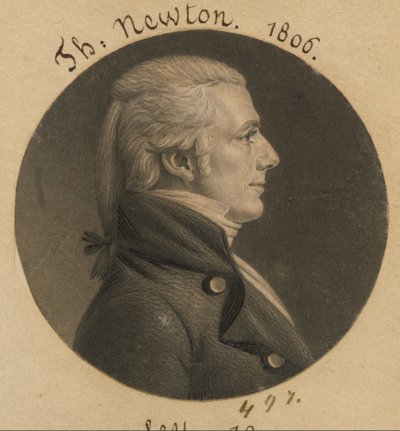 Thomas Newton nuorempi tekijältä Charles Balthazar Julien Févret de Saint-Mémin