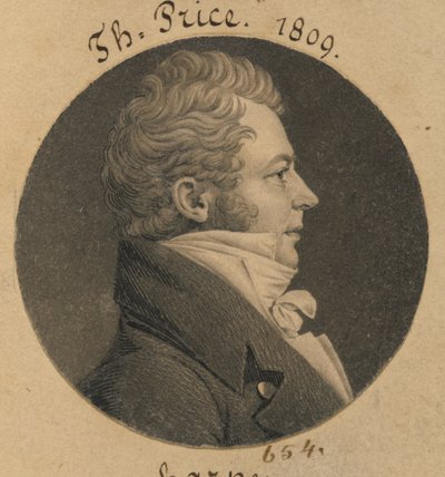 Thomas Price tekijältä Charles Balthazar Julien Févret de Saint-Mémin