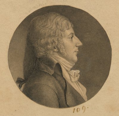Tunnistamaton mies tekijältä Charles Balthazar Julien Févret de Saint-Mémin