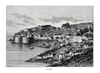 Ragusa, Sisilia, Italia, 1879 tekijältä Charles Barbant