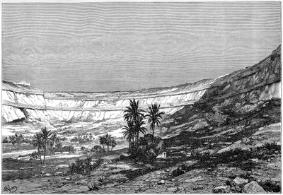 Kasr-el-jebel Cirque, Syyria, 1890 tekijältä Charles Barbant